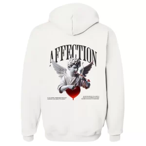 Affection Angel - Hoodie Blanca
