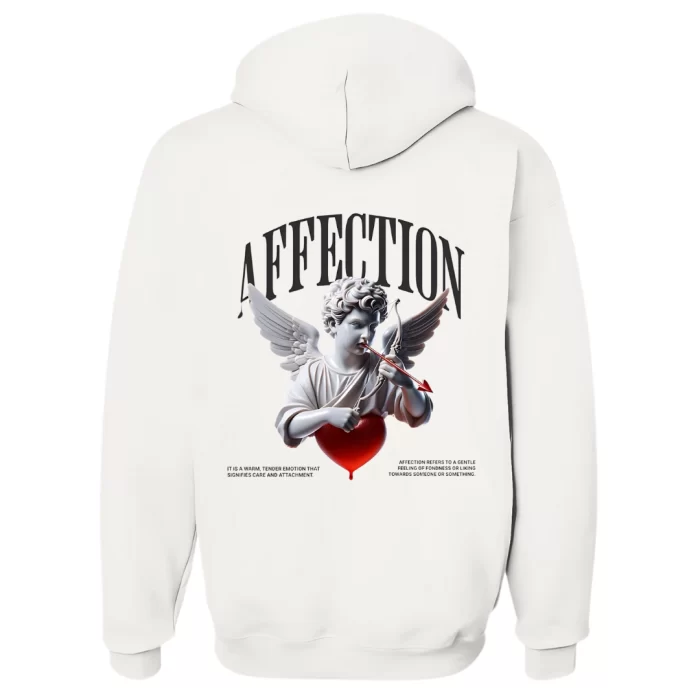 Affection Angel - Hoodie Blanca
