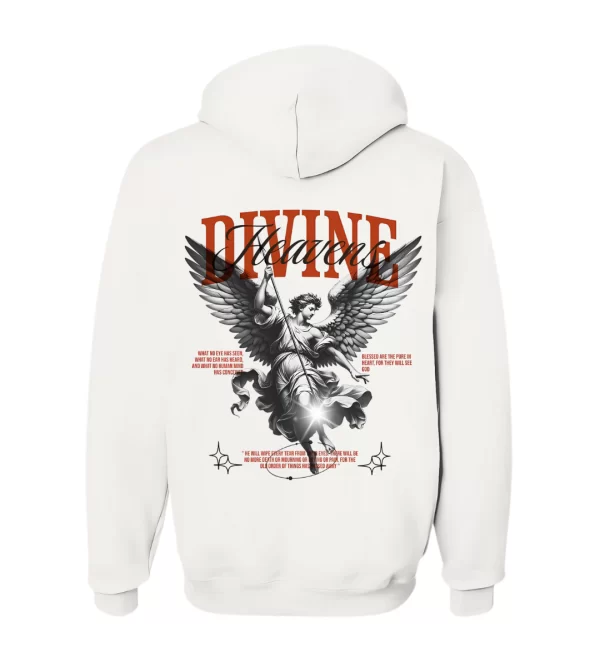Angel Divine Heaven - Hoodie Blanca