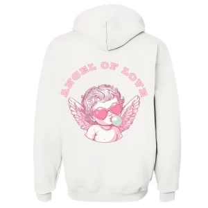 Angel of Love - Hoodie Blanca