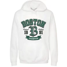 Boston Champion - Hoodie Blanca