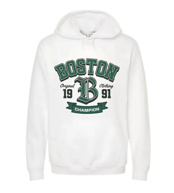 Boston Champion - Hoodie Blanca