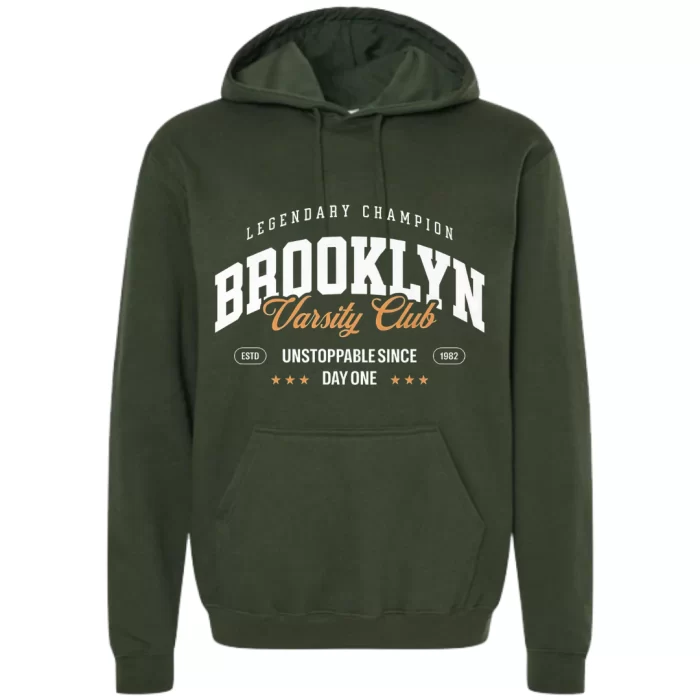 Brooklyn - Hoodie Verde Militar