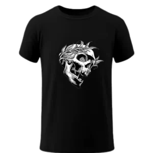Calavera con Olivo - Negra