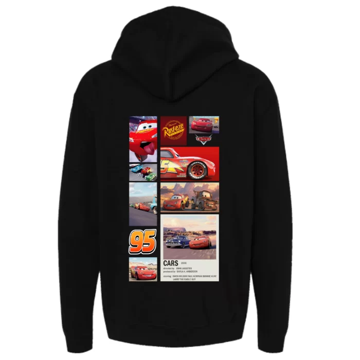 Cars Mcqueen 04 - Hoodie Negra