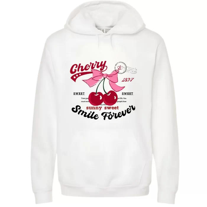 Cheery Smile Forever - Hoodie Blanca