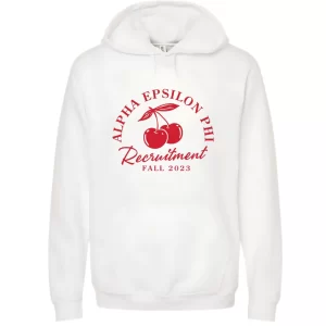 Cherries Recruiment - Hoodie Blanca