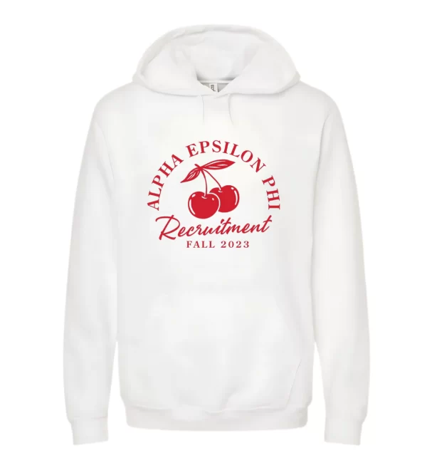 Cherries Recruiment - Hoodie Blanca