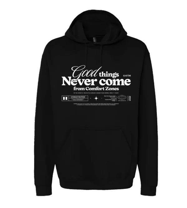 Comfort Zone - Hoodie Negra