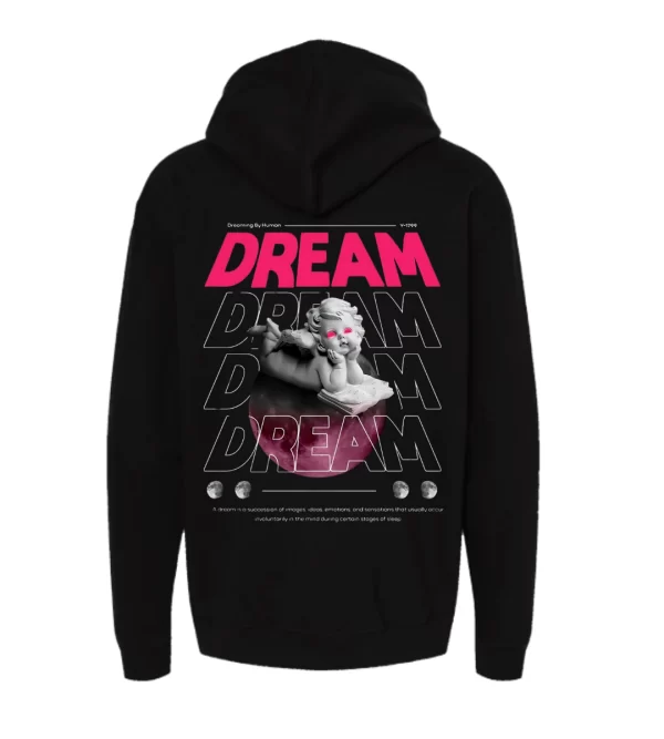 DREAM Angel - Hoodie Negra