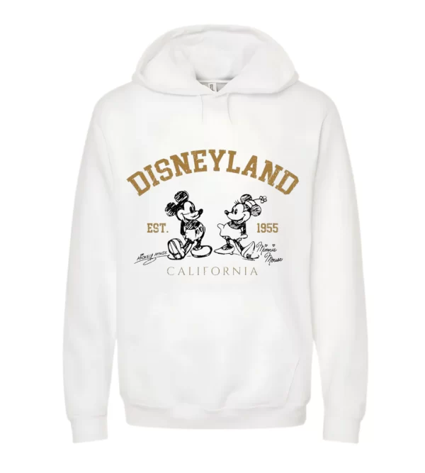 Disneyland - Hoodie Blanca