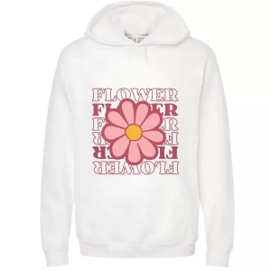 Flower - Hoodie Blanca