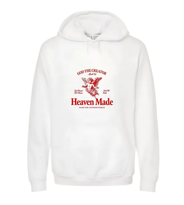 God Creator Made Us - Hoodie Blanca