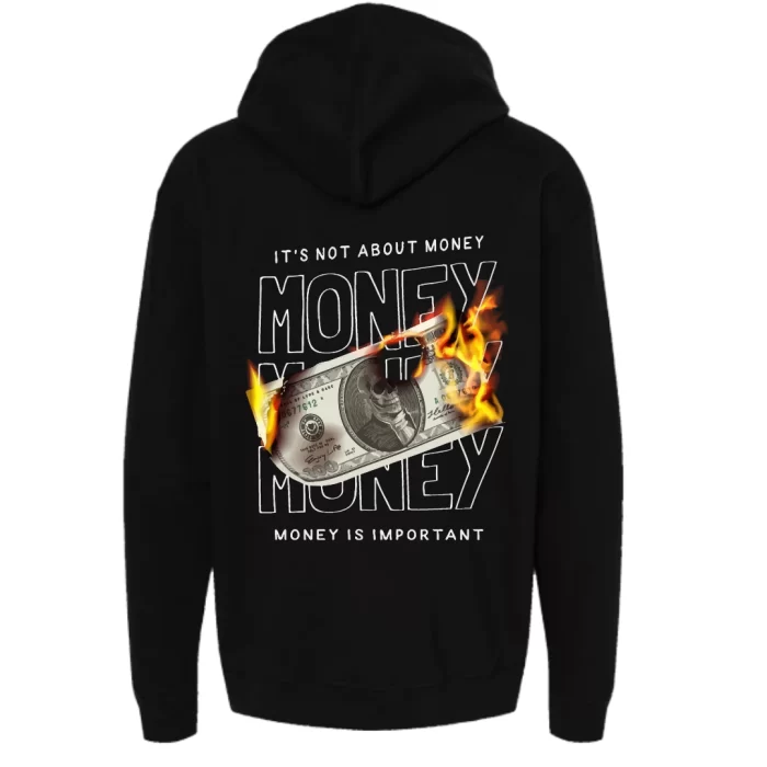 money money money - Hoodie Negra