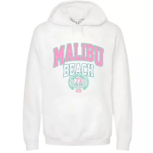Malibu Beach - Hoodie Blanca