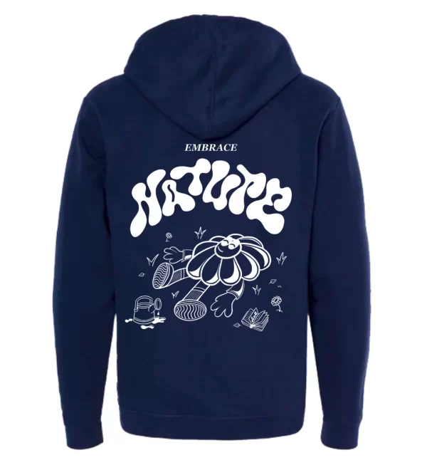 NATURE - Hoodie Marino