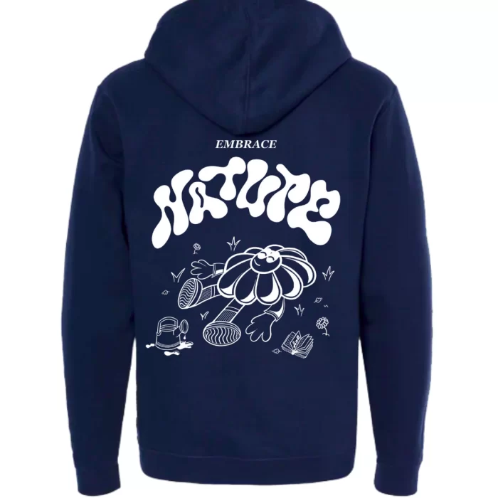 NATURE - Hoodie Marino