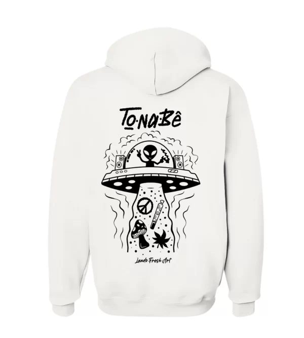 OVNI To Na Be - Hoodie Blanca