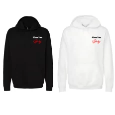 Pareja I Love You Baby - - Hoodies Frontal