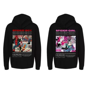Pareja Spider Boy & Spider Girl - Hoodies