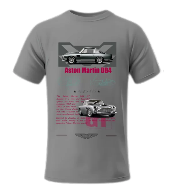 Playera Aston Martin DB4 gray