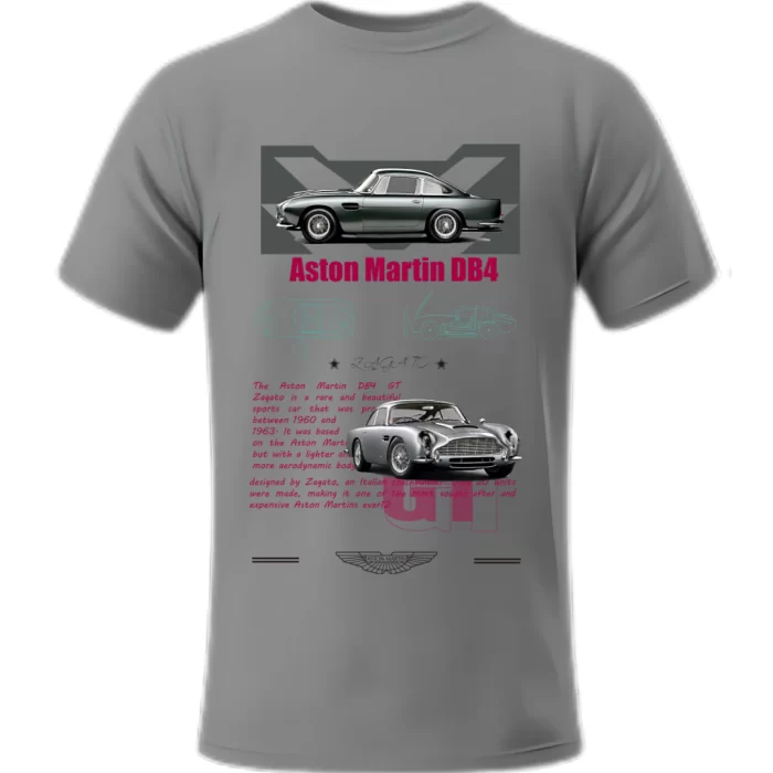 Playera Aston Martin DB4 gray