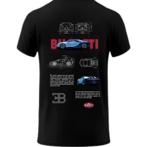 Playera Bugatti Veyron Posterior Black