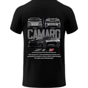 Playera Camaro ZL1 Posterior Black