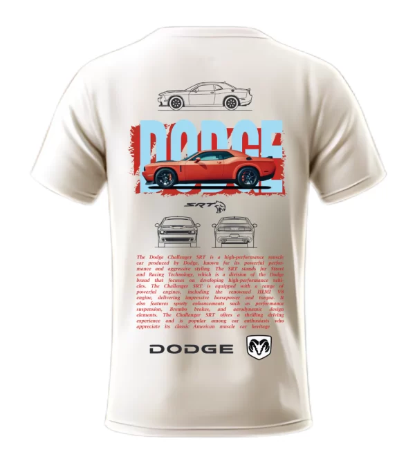 Playera Challenger SRT Rojo Nude