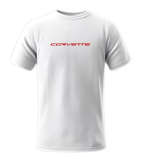 Playera Chevrolet Corvette Rojo Frontal