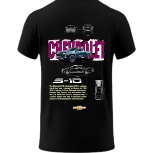 Playera Chevrolet S-10 Black Posterior