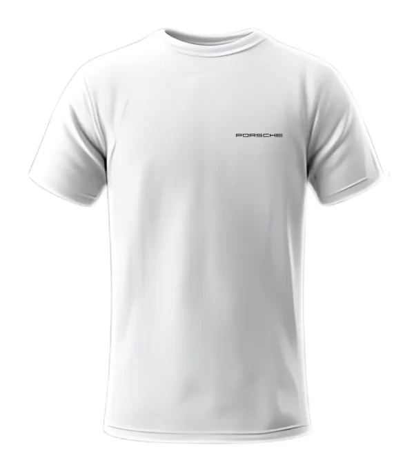 Playera Porsche Azul Cielo Frontal