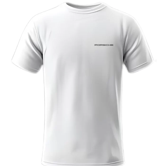 Playera Porsche Azul Cielo Frontal