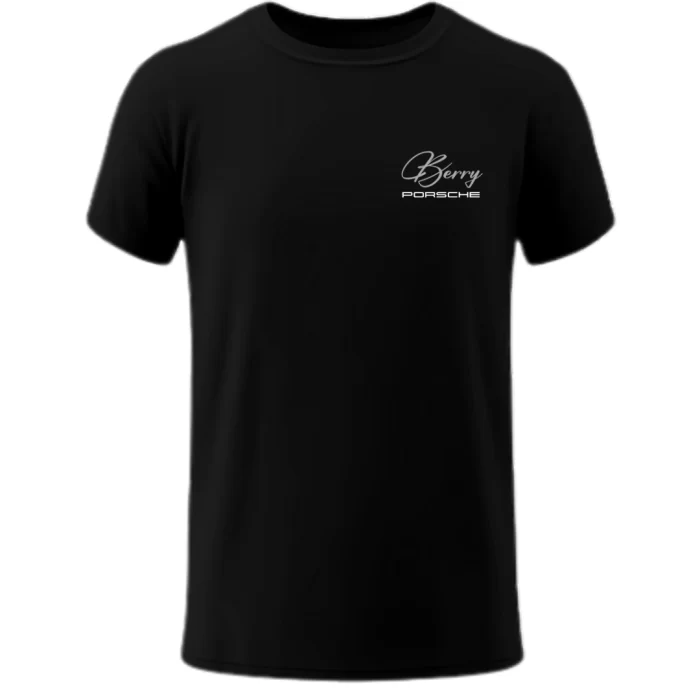 Playera Porsche Berry Frontal Black