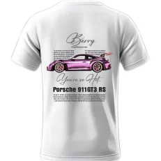 Playera Porsche Berry Posterior
