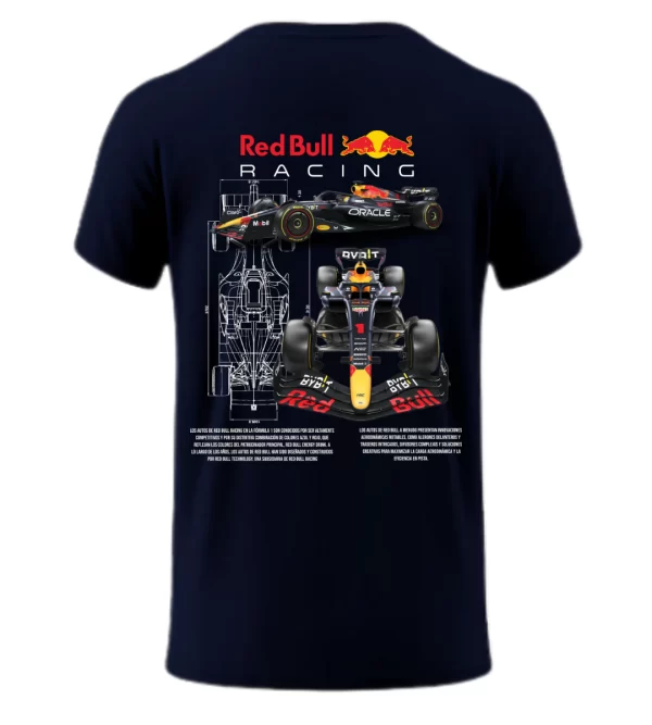 Playera Red Bull Max Verstappen Posterior