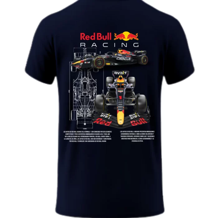 Playera Red Bull Max Verstappen Posterior