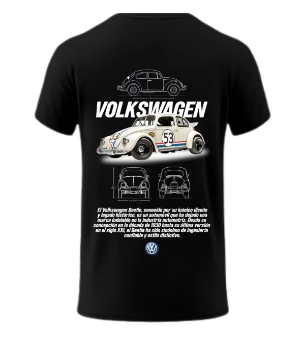 Playera Volkswagen Beetle (Vocho) Posterior