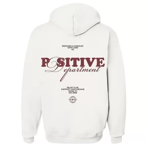 Positive Departament - Hoodie Blanca