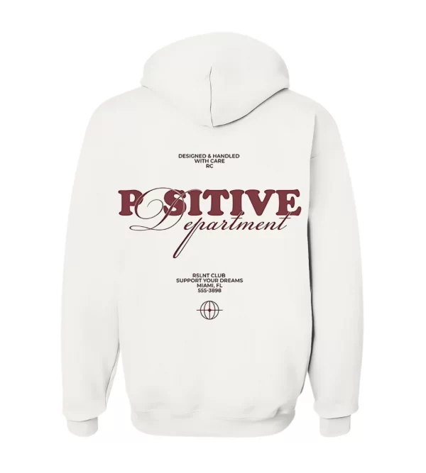 Positive Departament - Hoodie Blanca
