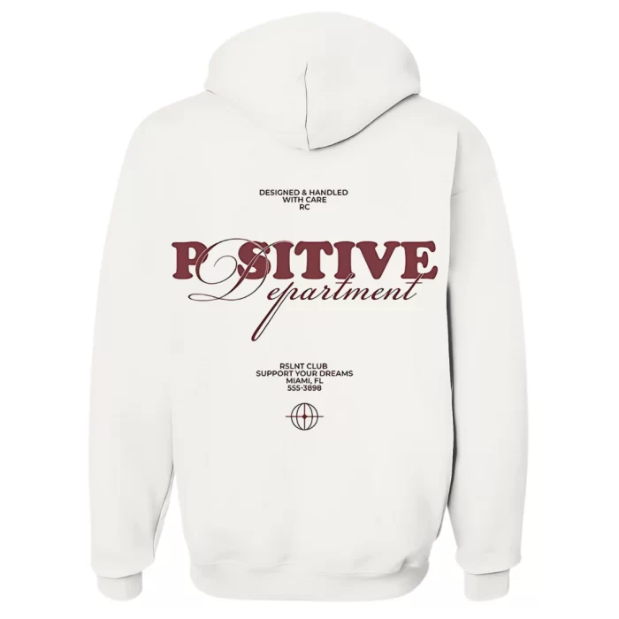 Positive Departament - Hoodie Blanca