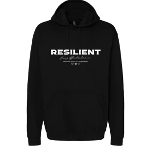 Resilient - Hoodie Negra