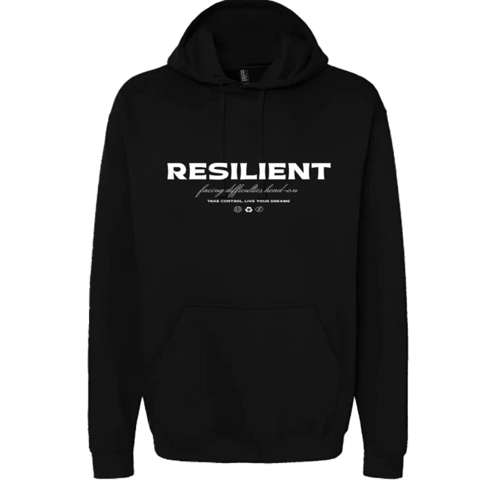 Resilient - Hoodie Negra