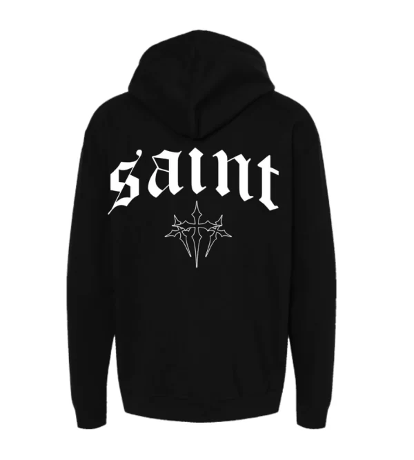 Saint - Hoodie Negra
