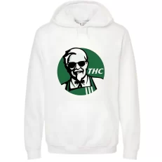 THC - Hoodie Blanca