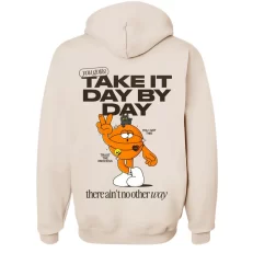 Take It Day By Day - Hoodie Nude