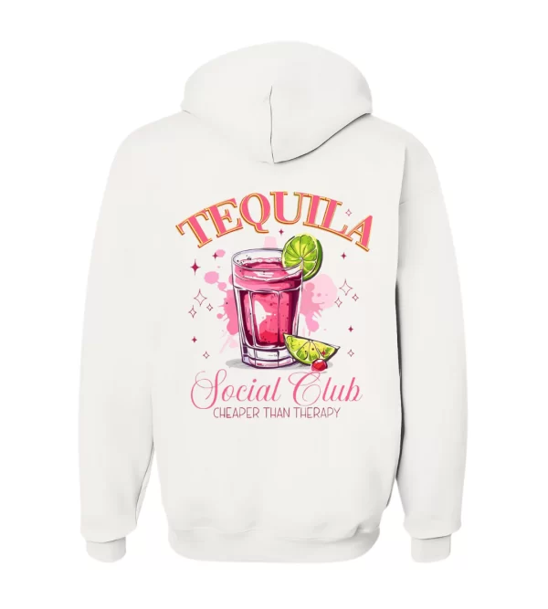 Tequila Social Club - Hoodie Blanca
