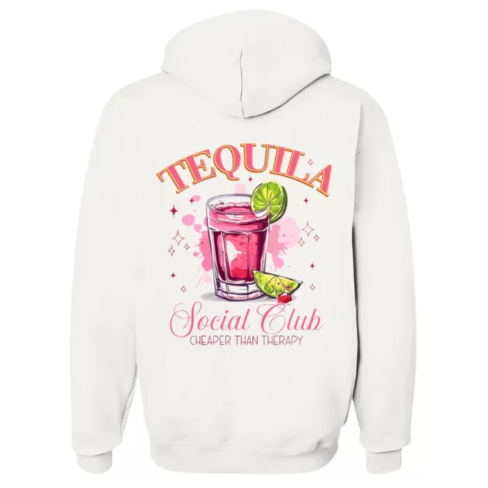Tequila Social Club - Hoodie Blanca