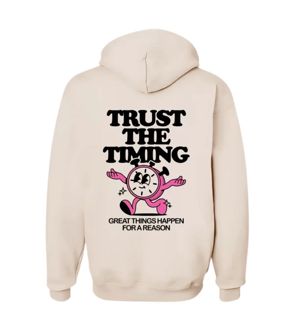 Trust The Timing - Hoodie Nude