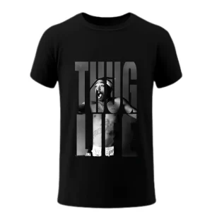 Tupac - Thug life - Black